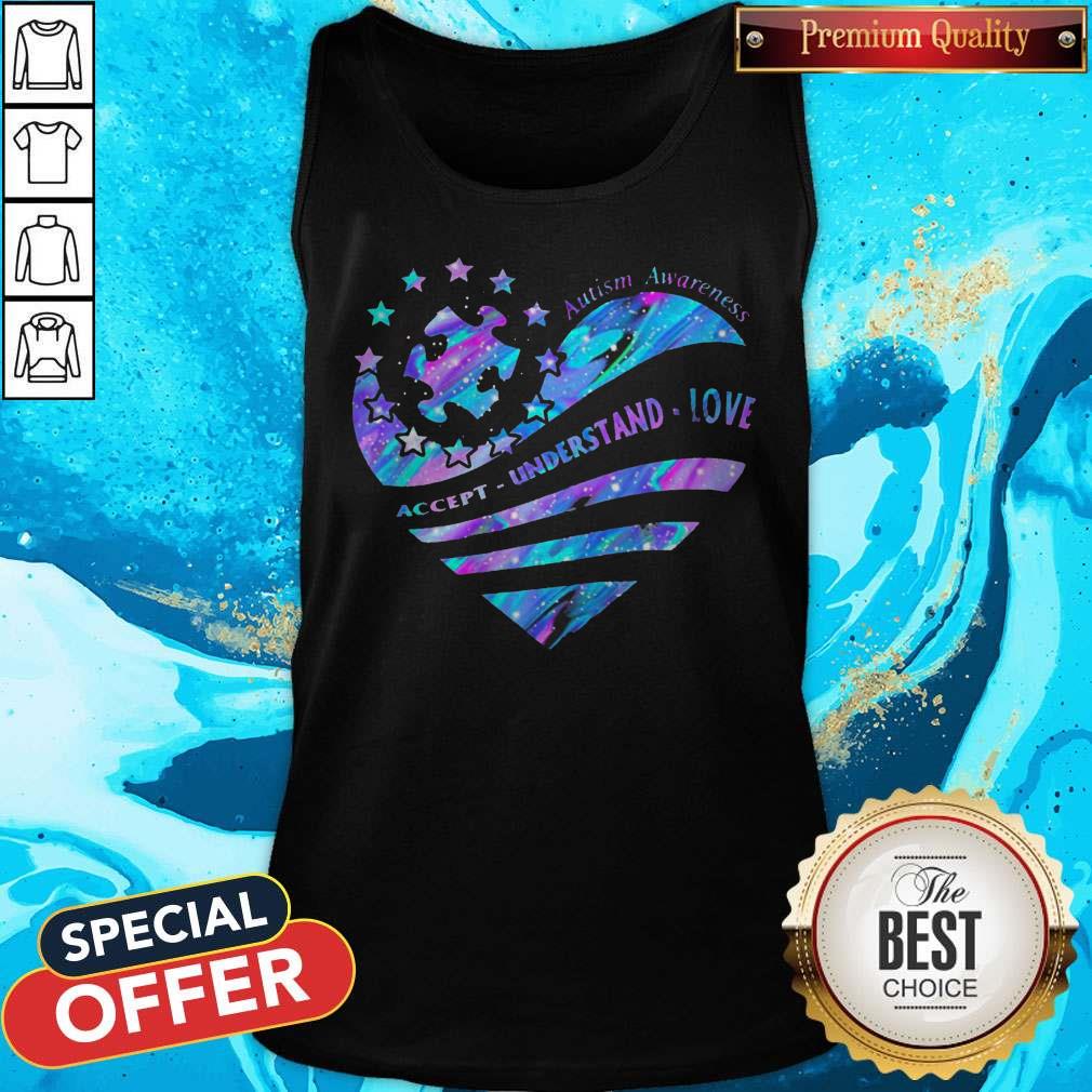 Heart Autism Awareness Accept Understand Love Shirt - Image 4