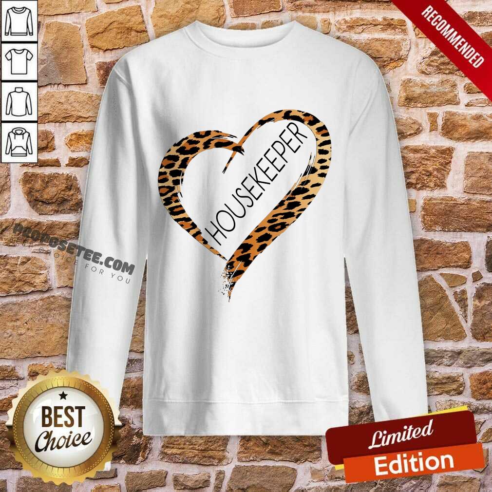 Heart Frame Leopard Medical Stethoscope Housekeeper Shirt - Image 5