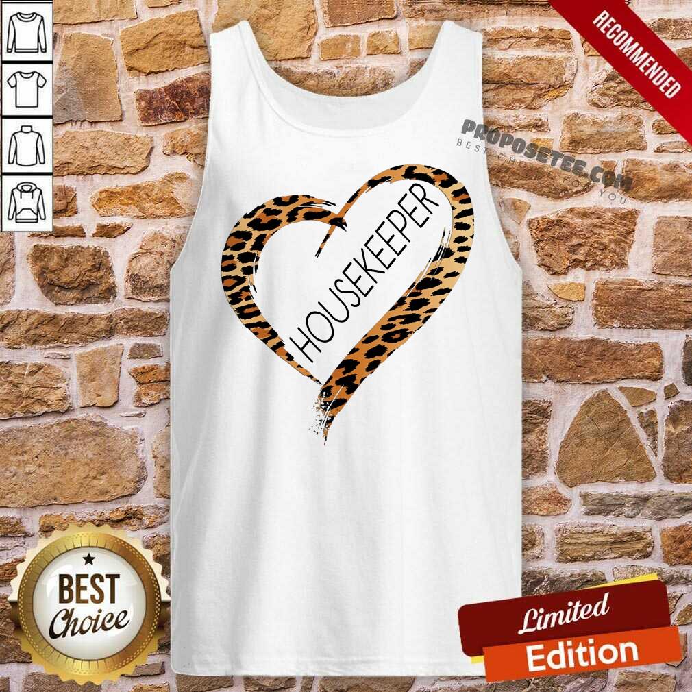 Heart Frame Leopard Medical Stethoscope Housekeeper Shirt - Image 4