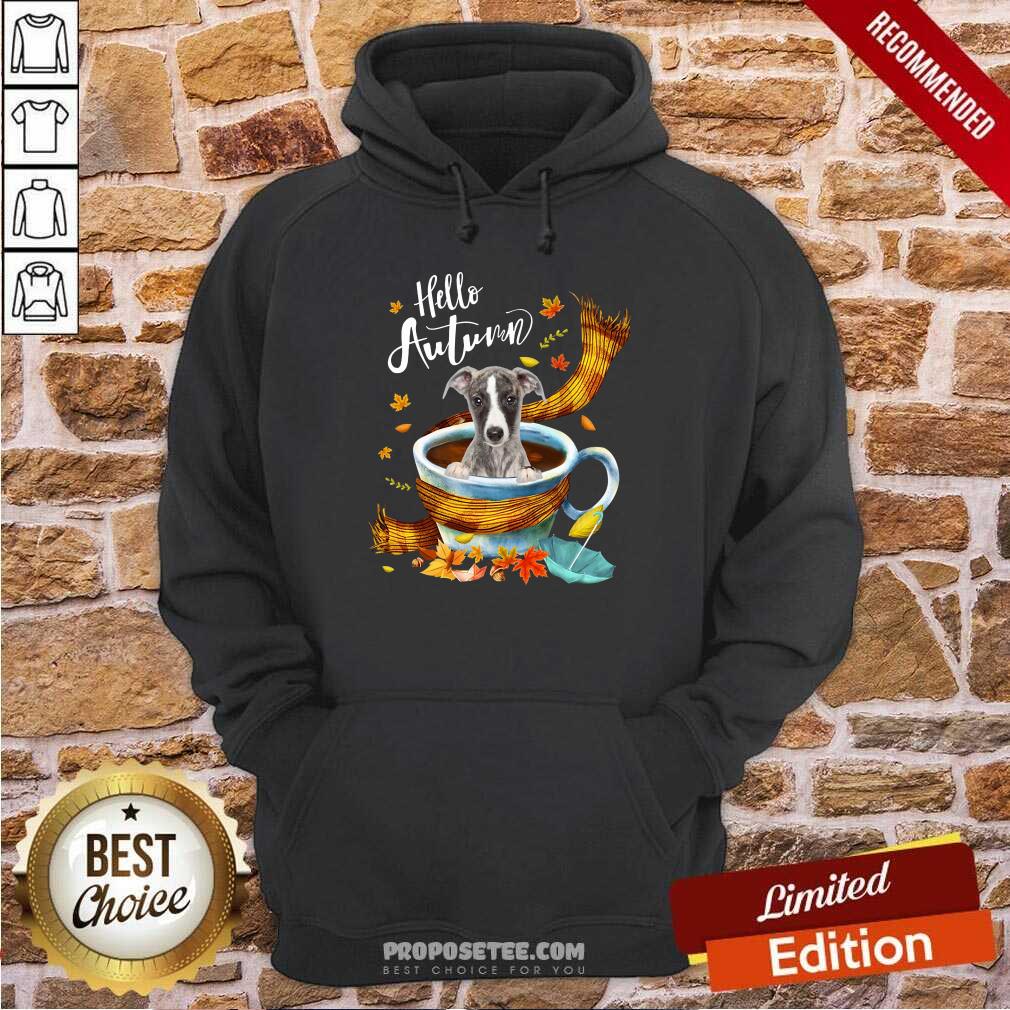 Hello Autumn Whipped Dog Coffee Shirt - Image 3