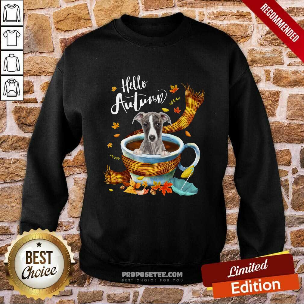 Hello Autumn Whipped Dog Coffee Shirt - Image 2