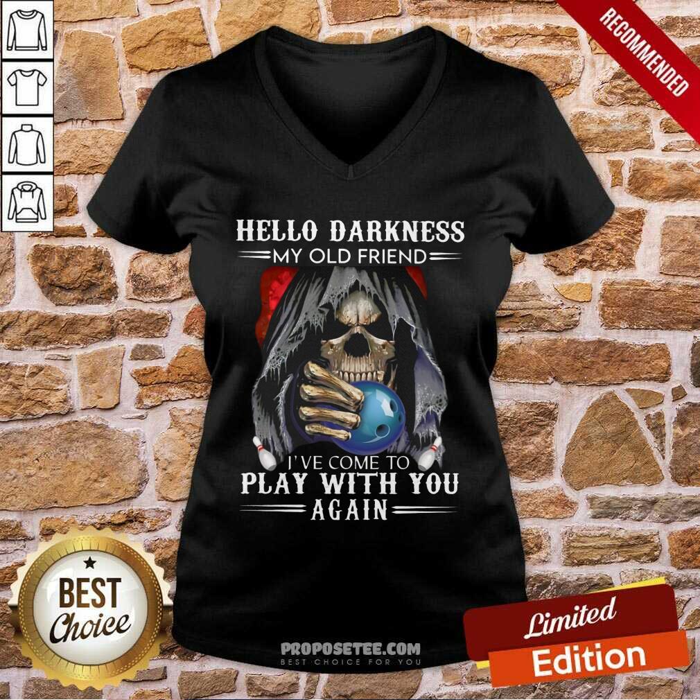 Hello Darkness My Old Friend Play With You Again Shirt - Image 3