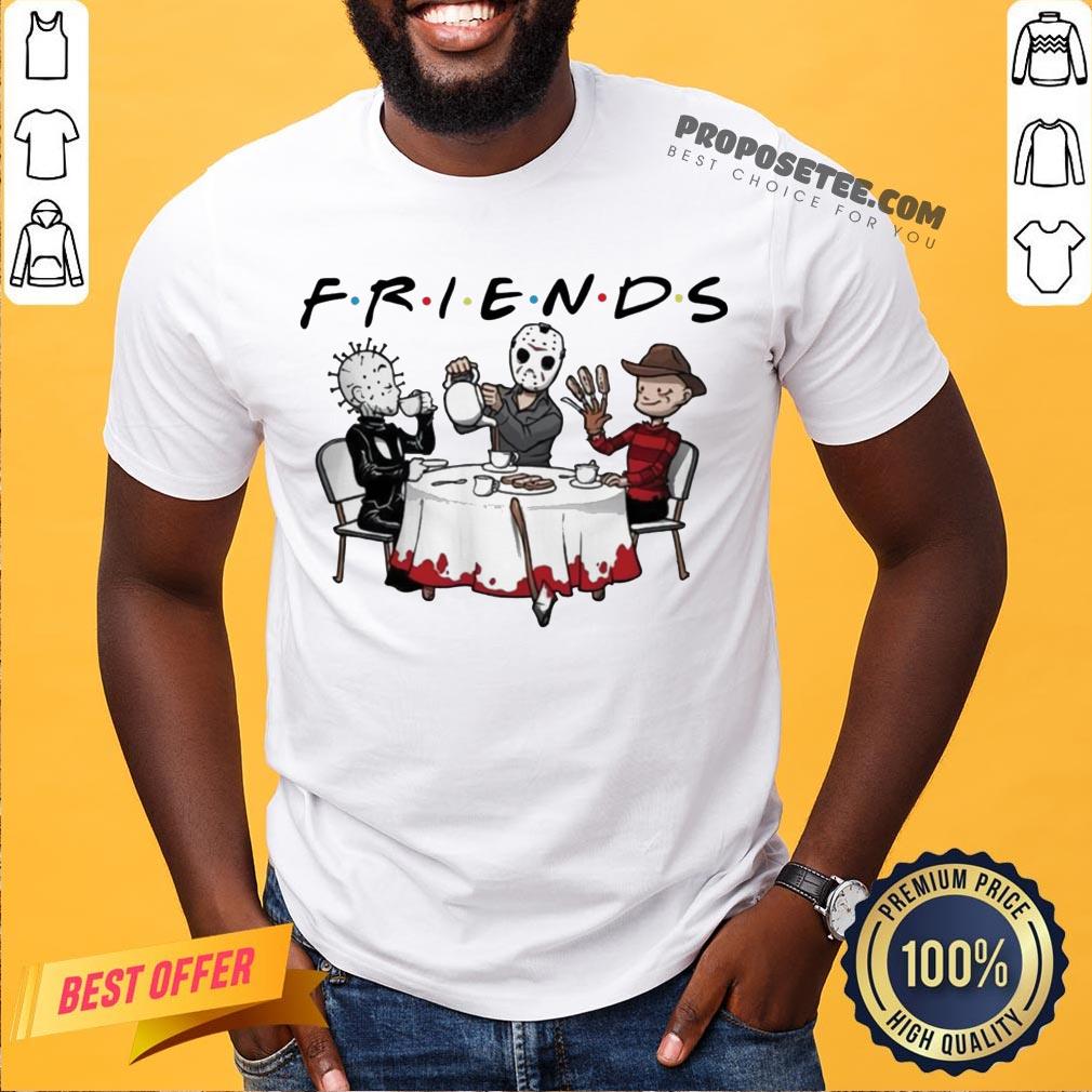 Hellraiser Jason Voorhees Freddy Krueger Friends Halloween Shirt