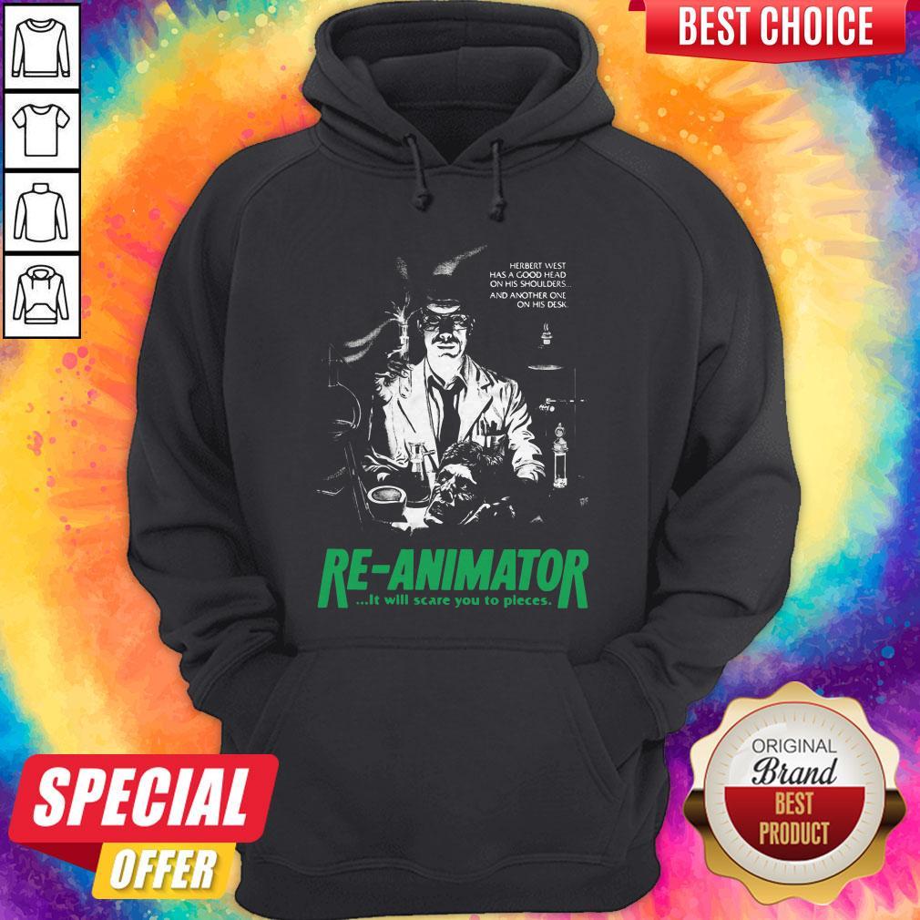 Herbert West Has A Good Head On His Shoulders And Another One His Desk Re Animator Shirt - Image 5