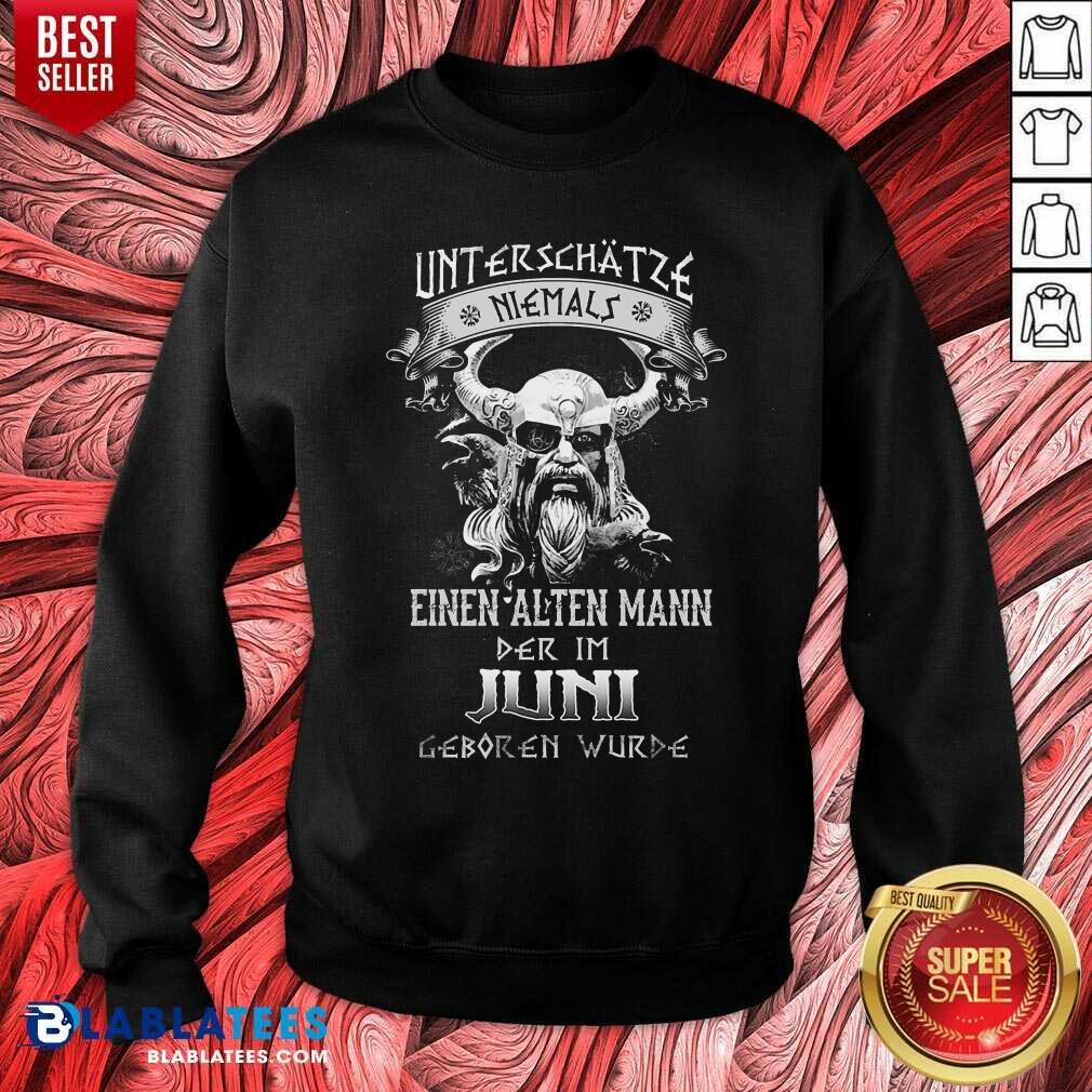 Herren Unterschatze Niemals Juni Shirt - Image 4