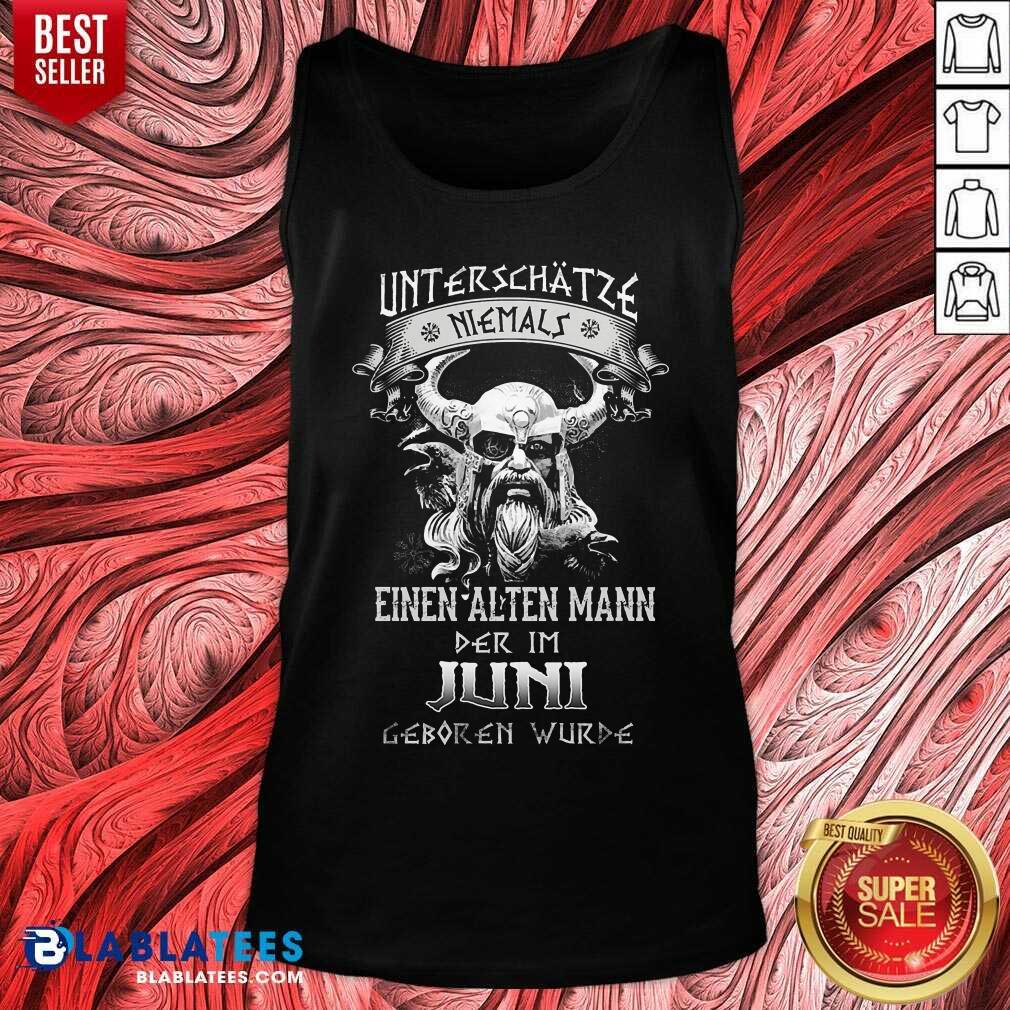 Herren Unterschatze Niemals Juni Shirt - Image 3