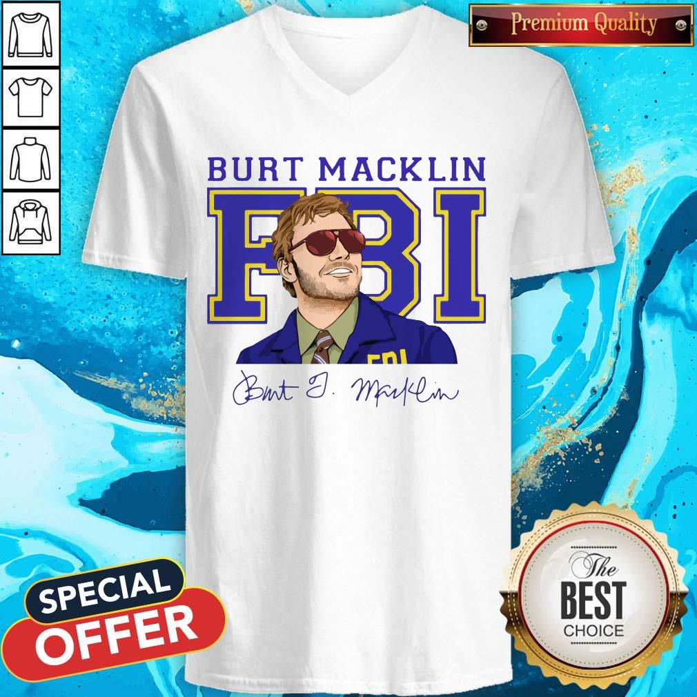 High Quality Burt Macklin Fbi Signature Shirt - Image 2