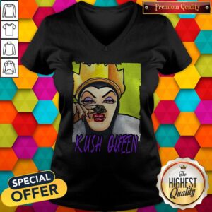 Alternative view of High Quality Weed Evil Kush Queen Shirt