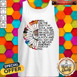 Alternative view of Hippie Guitar Knock On The Door To My Soul Shirt