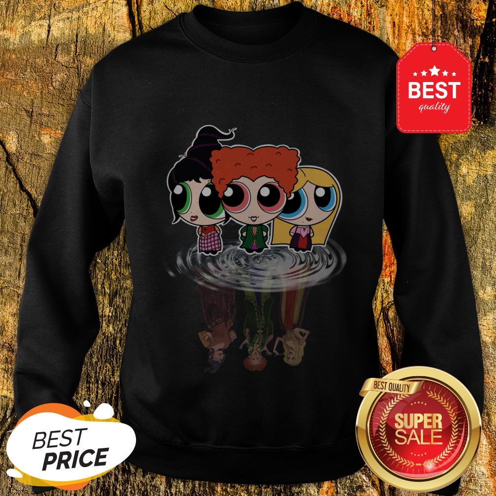 Hocus Pocus Characters Chibi Reflection Water Mirror Disney Shirt - Image 4