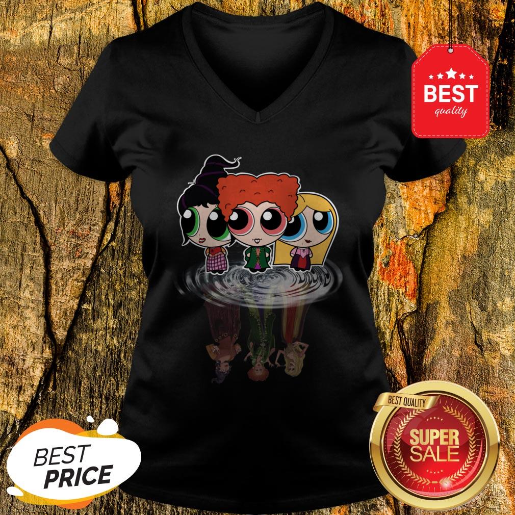 Hocus Pocus Characters Chibi Reflection Water Mirror Disney Shirt - Image 2