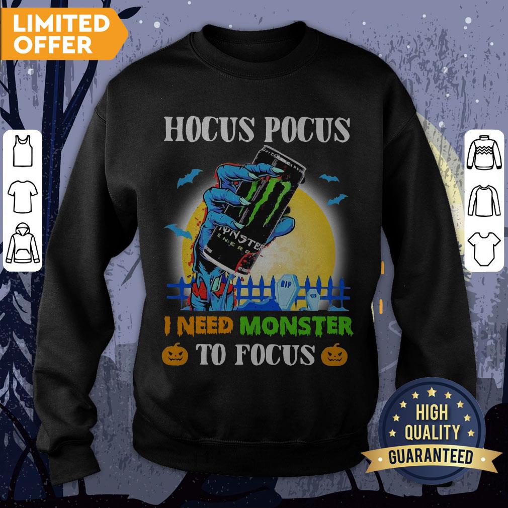 Hocus Pocus I Need Monster To Focus Shirt - Image 4