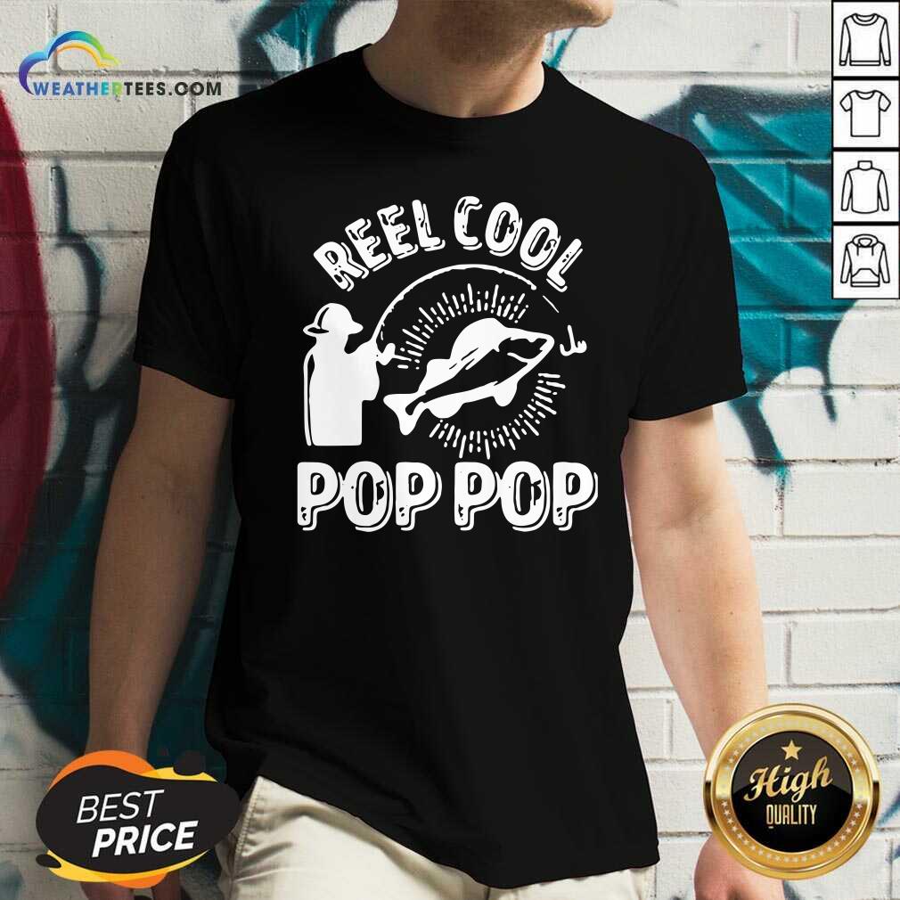 Honey Reel Cool Pop Pop Shirt Fisherman Christmas Fathers Day Shirt - Image 2