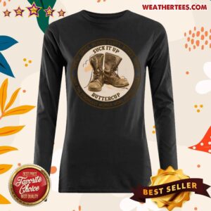 Alternative view of Honey Sweat Dries Blood Clots Bones Heal Only The Strongest Women Wore Combat Boots Shirt