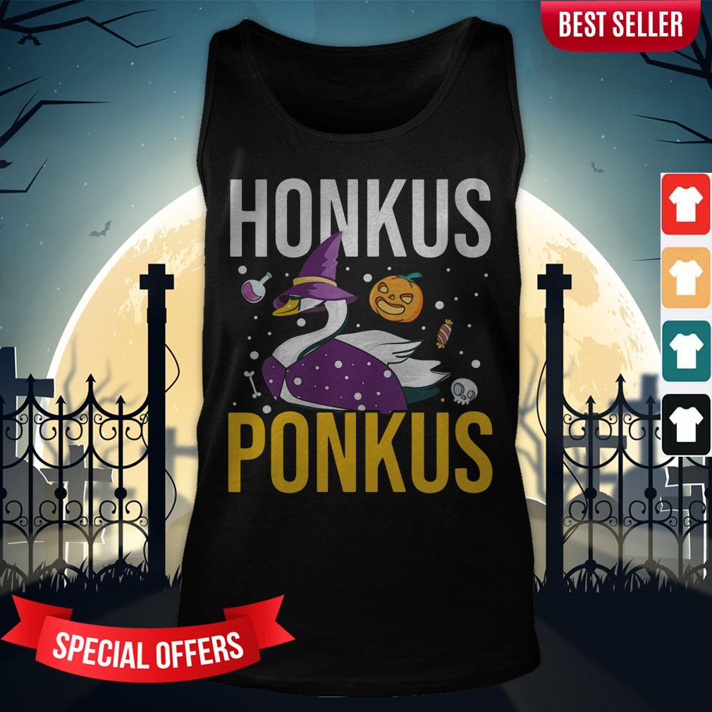 Honkus Ponkus Shirt Funny Halloween Witches Duck Gifts Shirt - Image 3