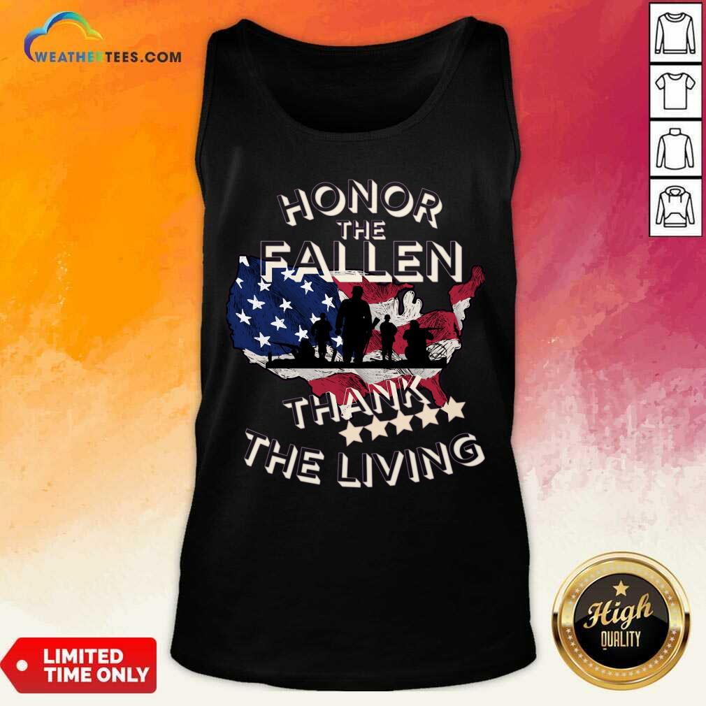 Honor The Fallen Thank The Living America Shirt - Image 2
