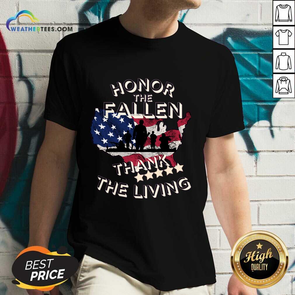 Honor The Fallen Thank The Living America Shirt - Image 5
