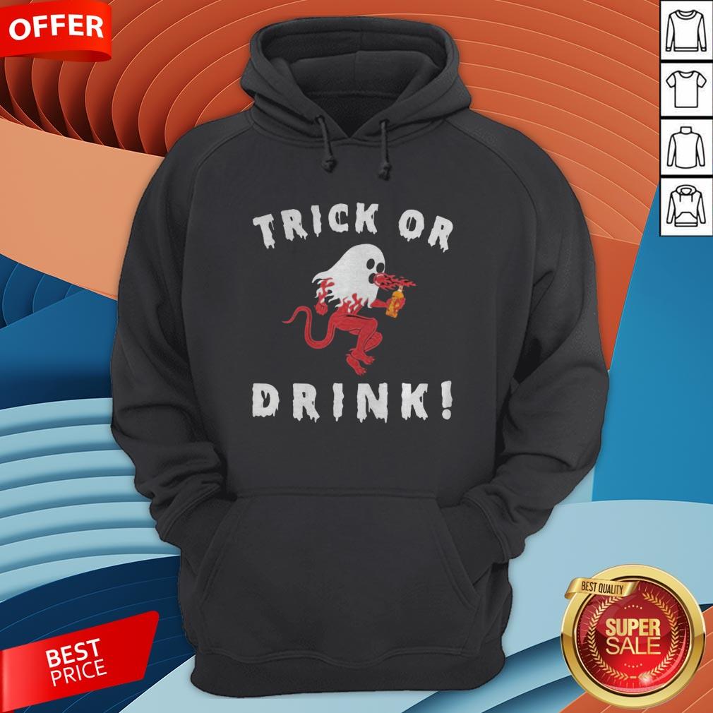 Grateful Ghost Trick Or Drink Halloween Shirt - Image 5