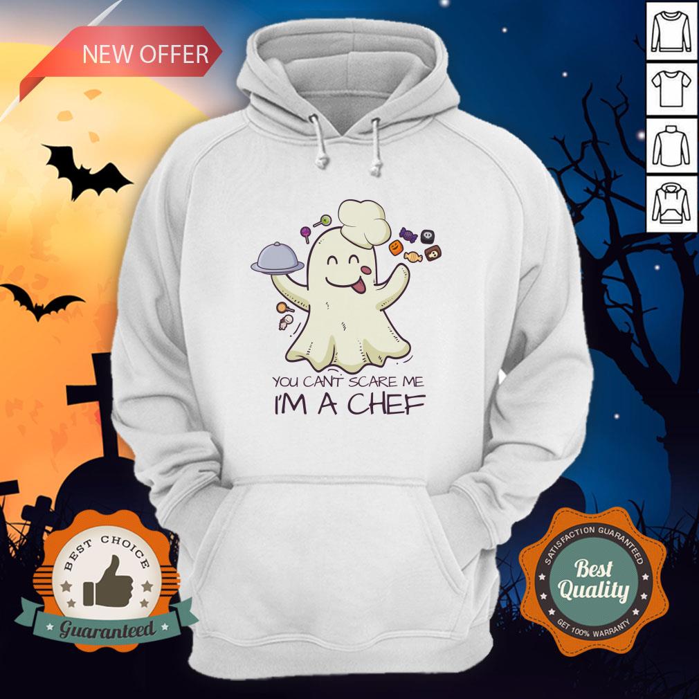 You Can't Scare Me I'm A Chef Boo Halloween Shirt - Image 4