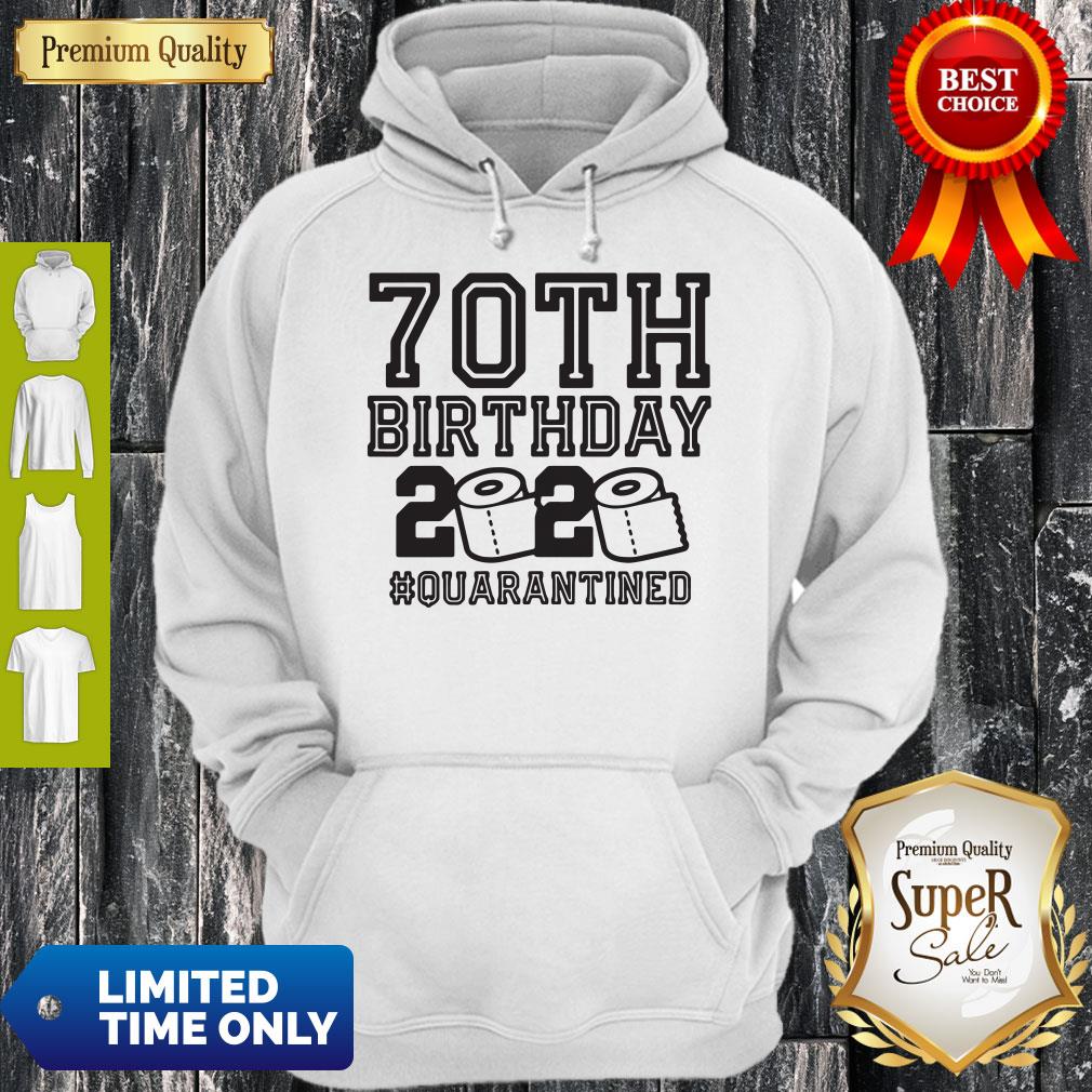Official 70th Birthday Quarantine 2020 Shirt - Image 2