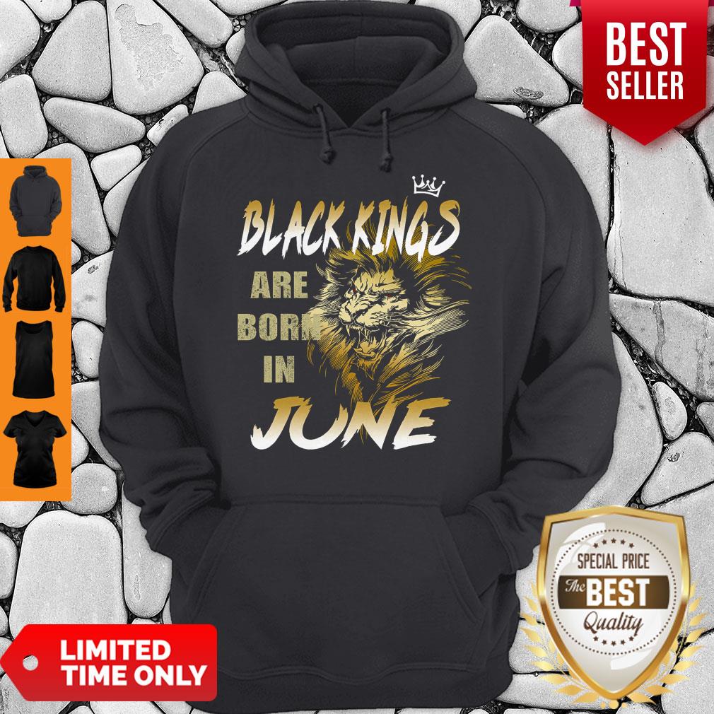 Good Lion Black Kings Are Born In June T-Shirt - Image 3