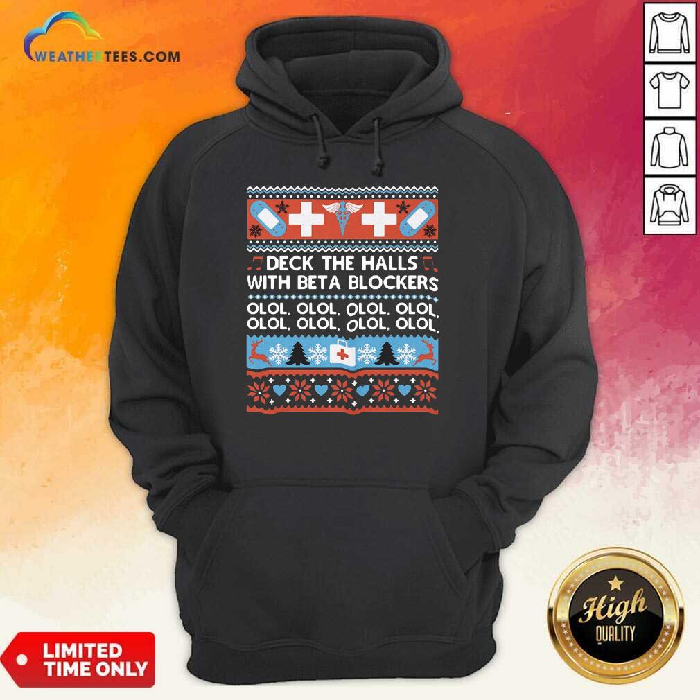 Premium Deck The Halls With Bet A Blockers Shirt - Image 2