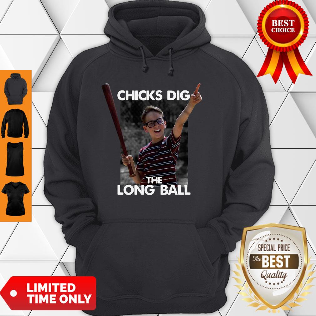 Nice Chicks Dig The Long Ball Sandlot Shirt - Image 3