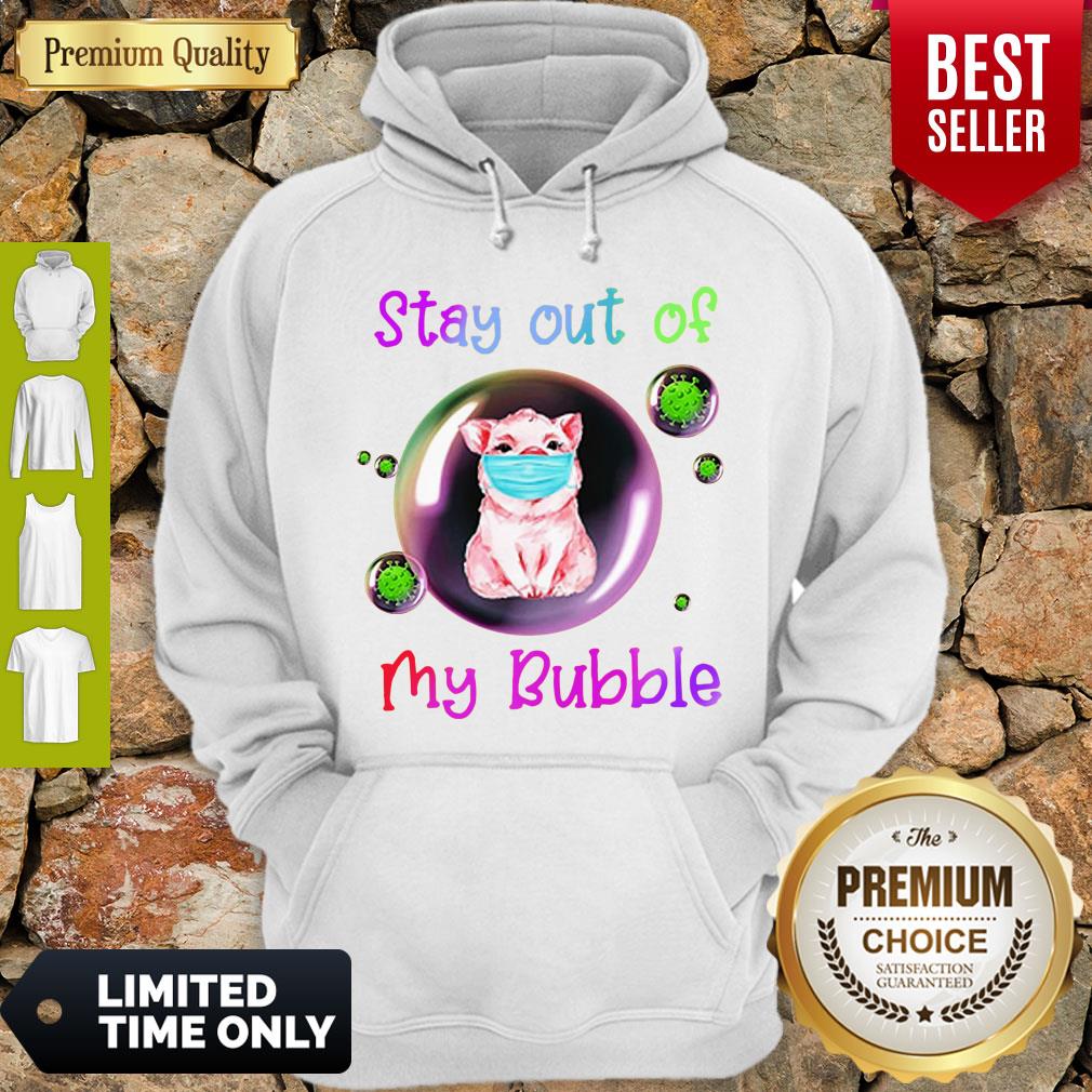 Official Stay Out Of My Bubble Shirt Pig Lovers Shirt - Image 2
