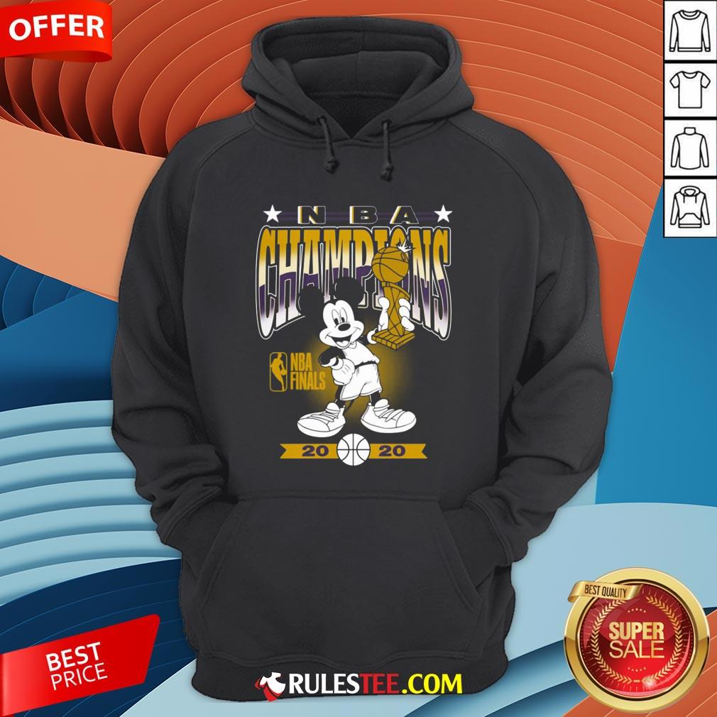 Lakers 2020 NBA Champions Mickey Mouse Shirt - Image 3