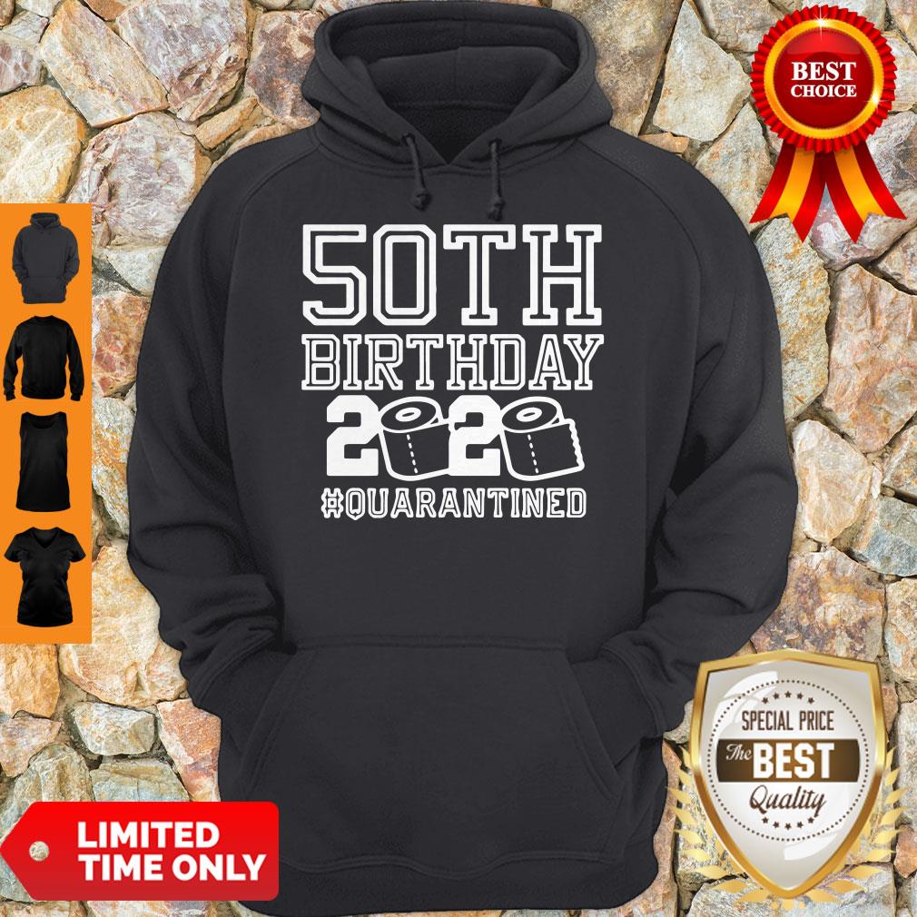 Official 50th Birthday 2020 Toilet Paper Quarantine Shirt - Image 2