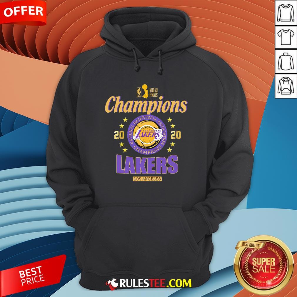 2020 Los Angeles Lakers National Basketball Association Champions Shirt - Image 3