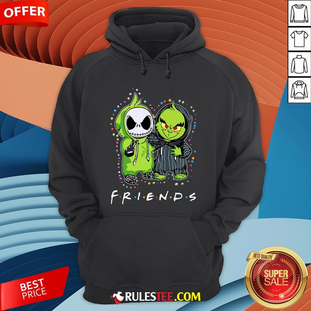 Baby Jack Skeleton And Baby Green Friends Light Christmas Shirt - Image 3
