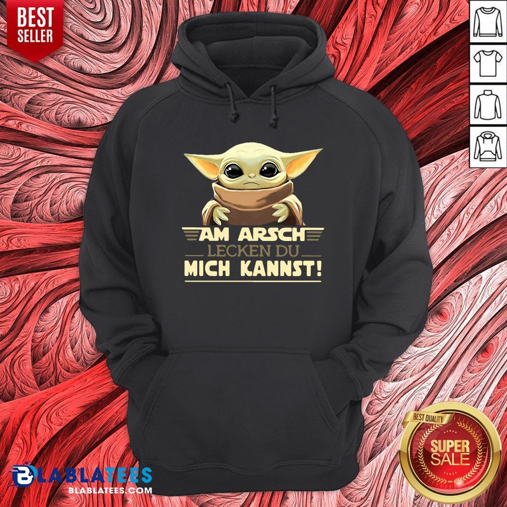 Awesome Baby Yoda Am Arsch Lecken Du Mich Kannst Shirt - Image 5