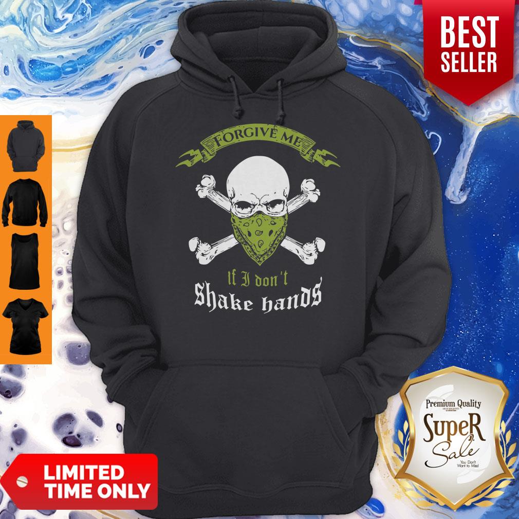 Skull Forgive Me If I Don’t Shake Hands Coronavirus Shirt - Image 4