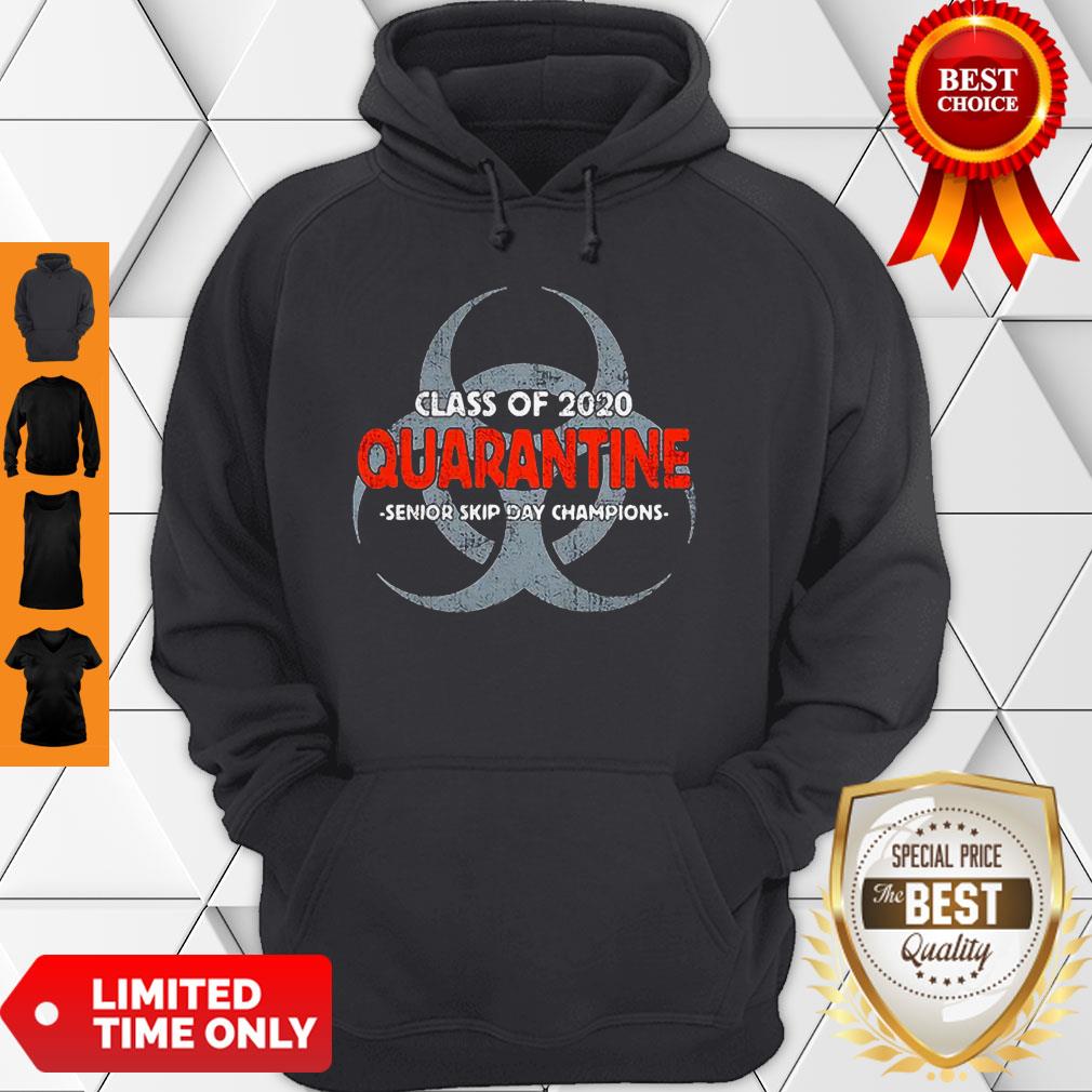 Funny Class Of 2020 Quarantine Senior Skip Say Champions Coronavirus Shirt - Image 3