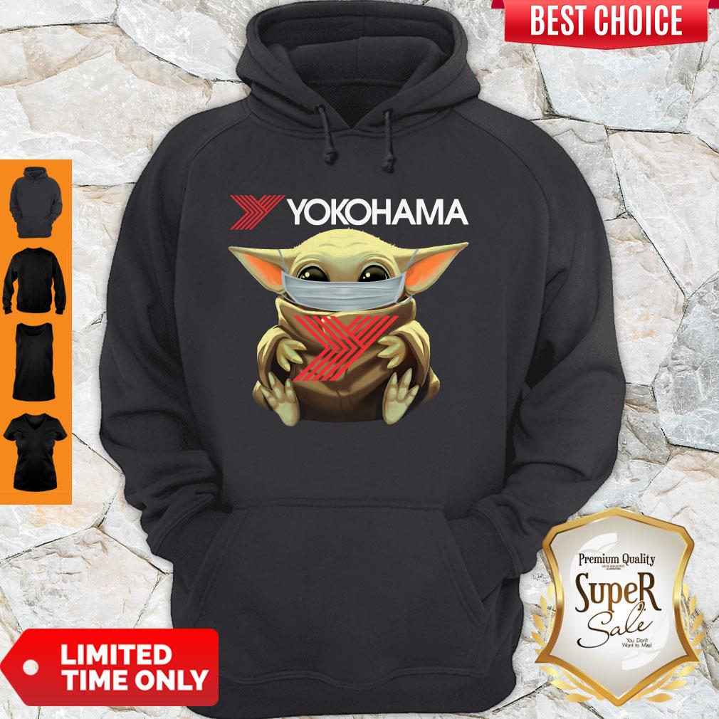 Official Baby Yoda Face Mask Yokohama Shirt - Image 5