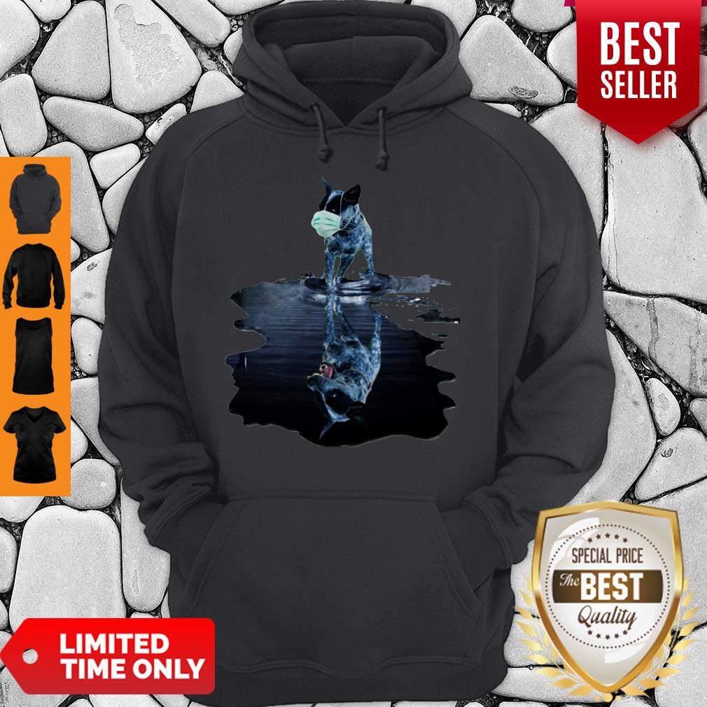 Nice Australian Cattle Dog Mask Reflection Water Mirror Shirt - Image 3