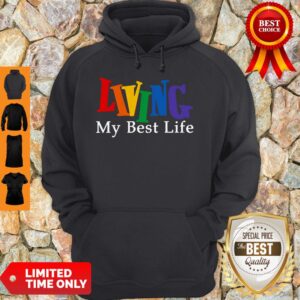 Alternative view of Funny Living My Best Life Shirt