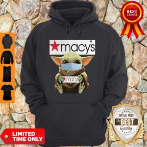 Alternative view of Original Baby Yoda Face Mask Hug Macys Shirt