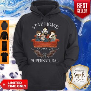 Alternative view of Official Stay Home And Watch Supernatural Shirt