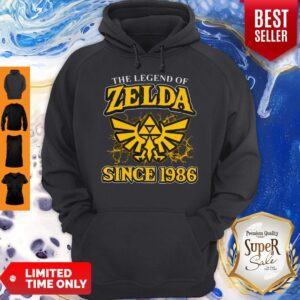 Alternative view of Official The Legend Of Zelda Social Distance Since 1986 Shirt