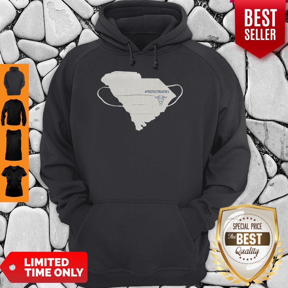 South Carolina Protect Nurses Face Mask Coronavirus Shirt - Image 2