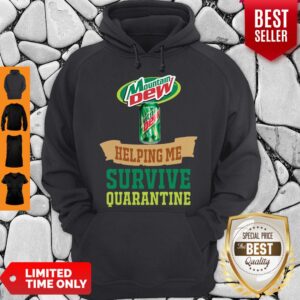 Alternative view of Official Mountain Dew Helping Me Survive Quarantine Shirt