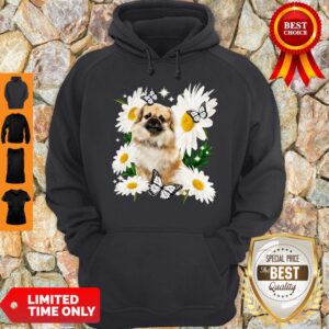 Alternative view of Official Tibetan Spaniel Daisy Flower Classic Shirt
