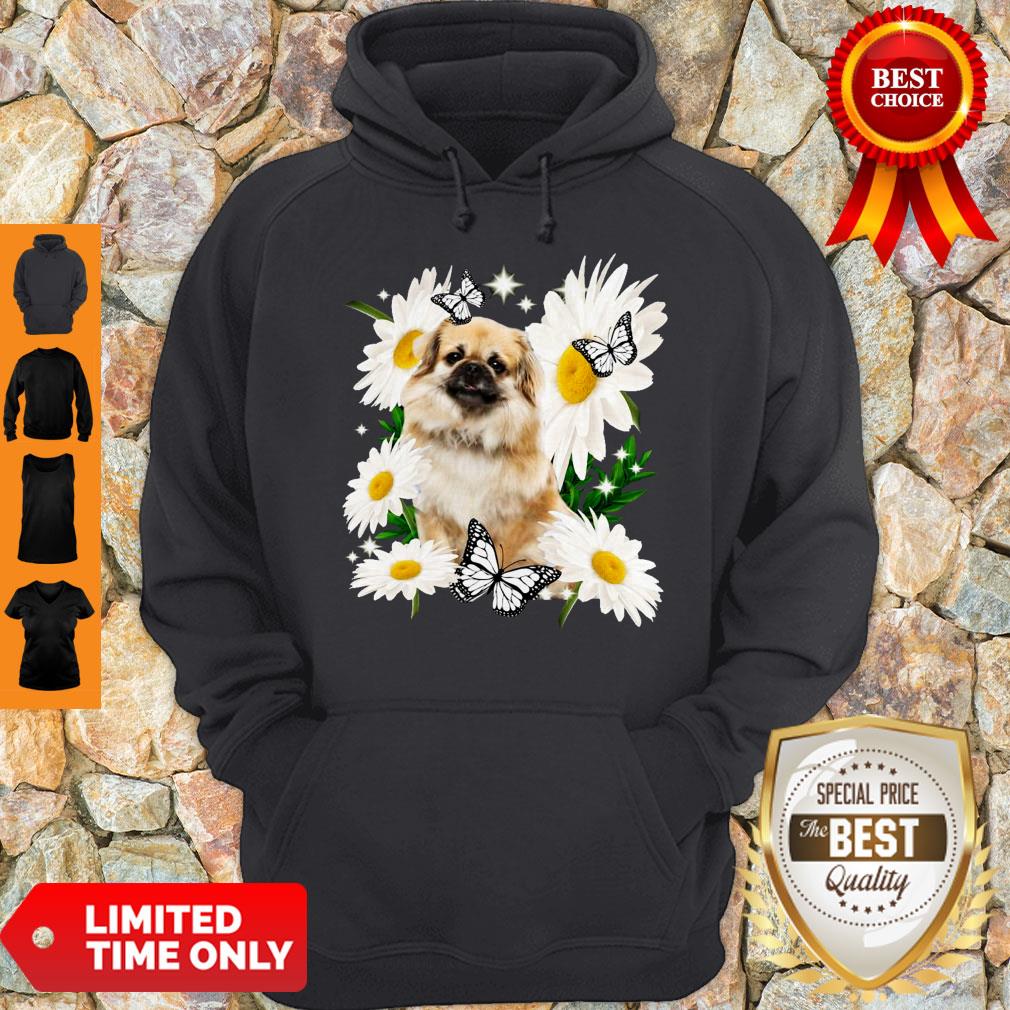 Official Tibetan Spaniel Daisy Flower Classic Shirt - Image 2