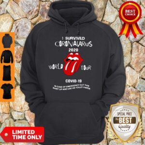 Alternative view of Official I Survived Coronavirus 1020 World Tour Covid 19 Shirt