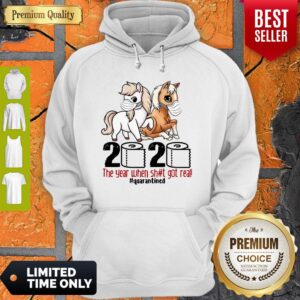 Alternative view of Horses 2020 The Year When Shit Got Real #Quarantined Coronavirus Shirt