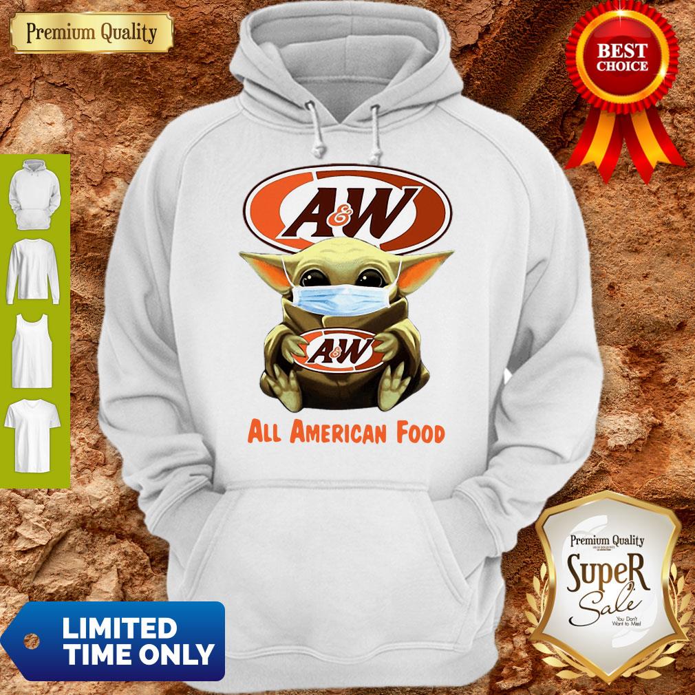 Baby Yoda Mask A&W Restaurants All American Food Coronavirus Shirt - Image 4