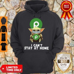 Alternative view of Baby Yoda Face Mask Hug Publix Super Markets I Can’t Stay At Home Shirt