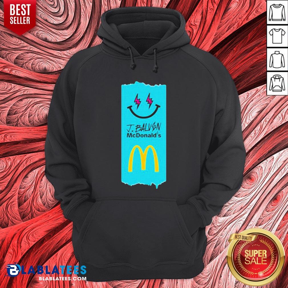 J Balvin Merch J Balvin x McDonald’s Fries Shirt - Image 3